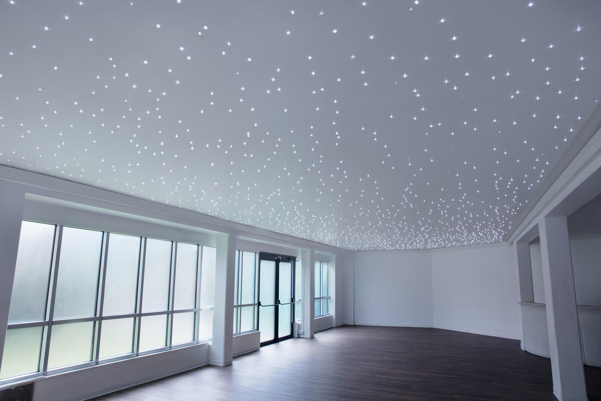 Mur et plafond étoilé, Semeur d'Etoiles - Création lumineuses