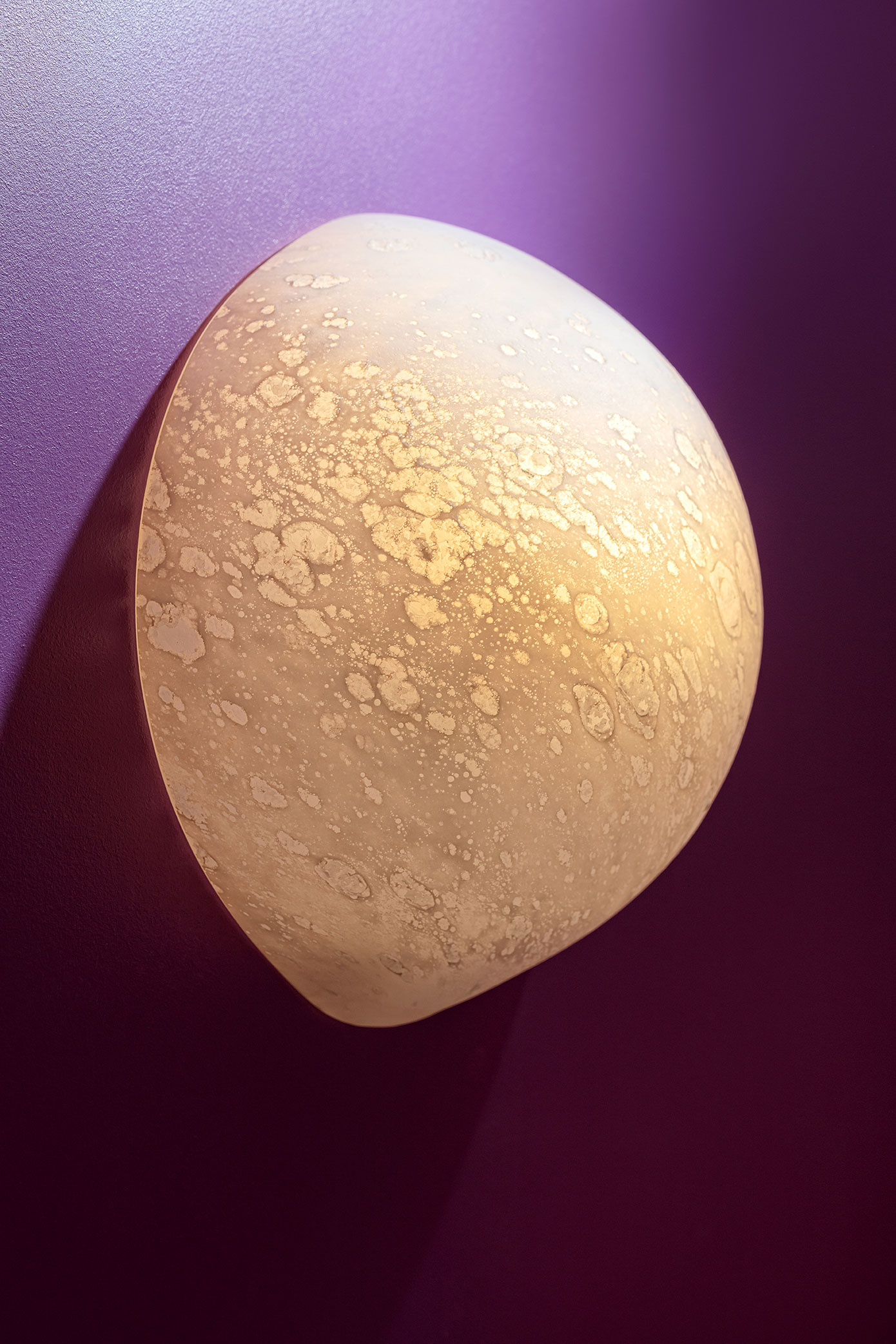 Lune wall light - half globe - diam-32-13cm