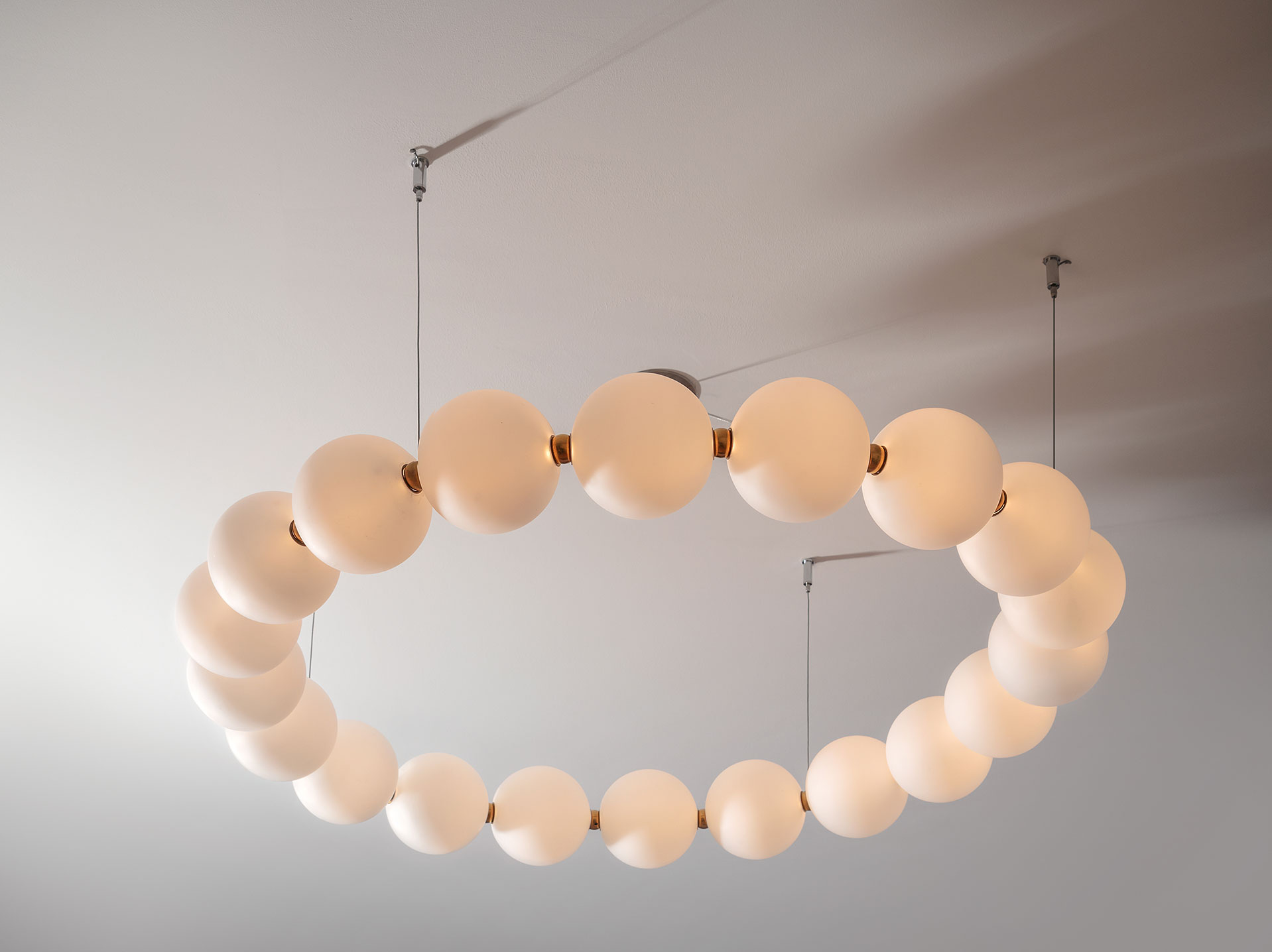Ronde de Perles chandelier - diam90 - 12cm