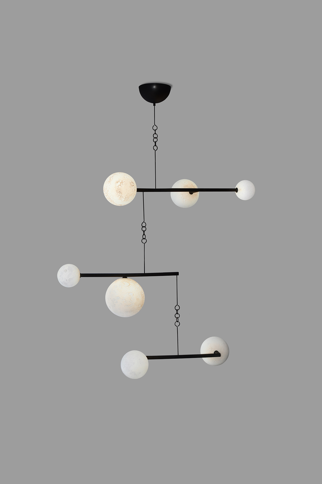 Mobile chandelier Angles-100x100xH150cm