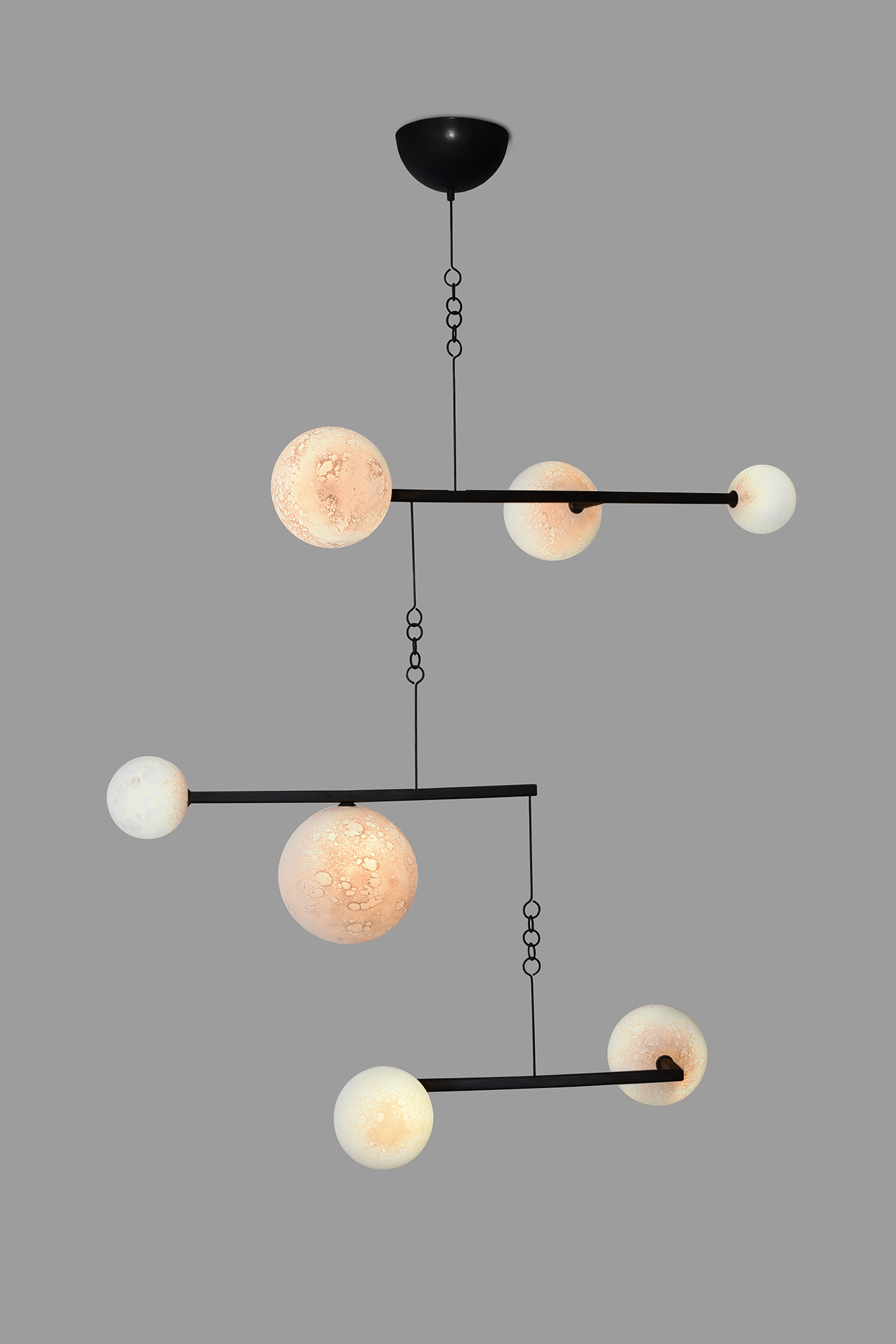 Mobile chandelier Angles-100x100xH150cm