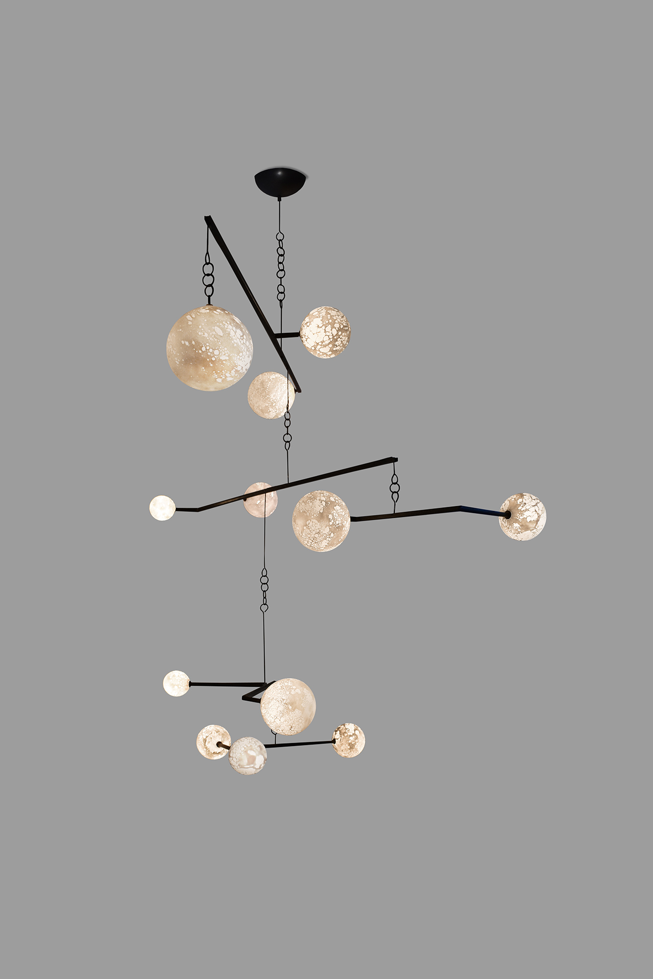 Mobile chandelier Angles-200x200x200cm