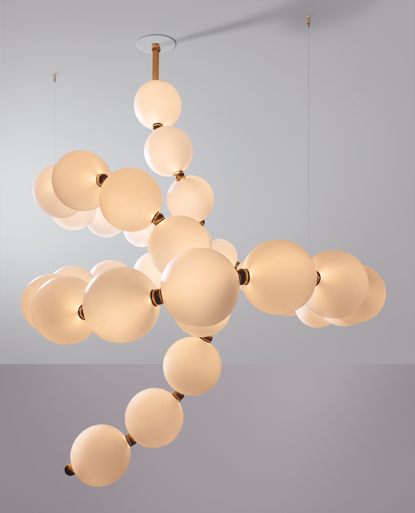 Voltige de Perles chandelier ø32''H45''=ø80H115cm 2